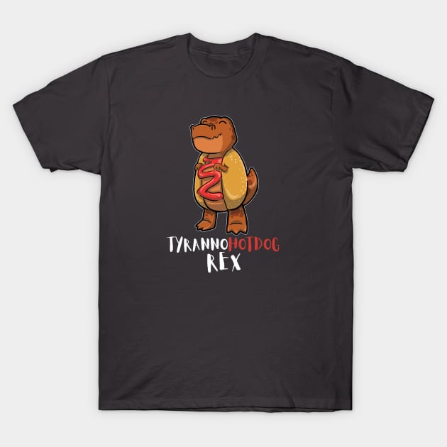 Tyrannohotdog Rex T-Shirt by DinoMart